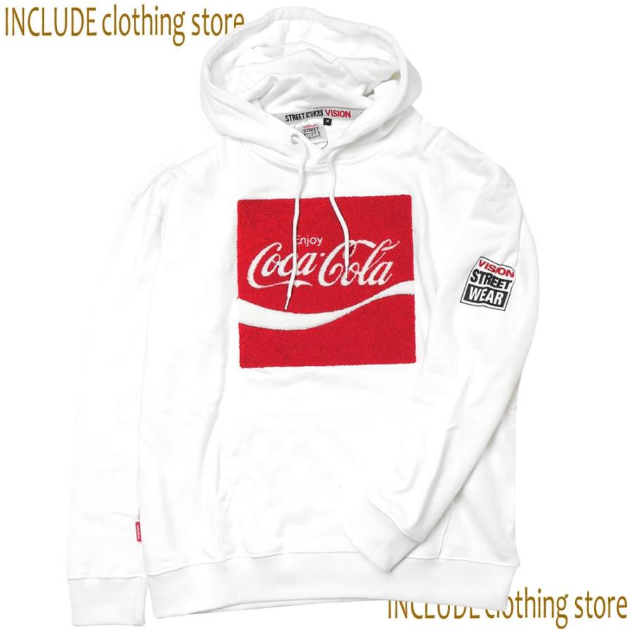 VISION STREET WEAR & Coca・Cola コラボパーカー パーカー プルパーカー ユニセックス 男女兼用 メ |  | 04