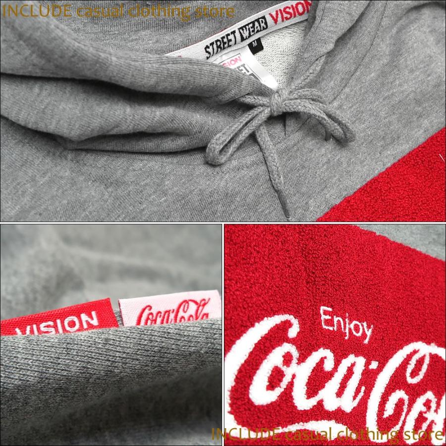 VISION STREET WEAR & Coca・Cola コラボパーカー パーカー プルパーカー ユニセックス 男女兼用 メ |  | 09