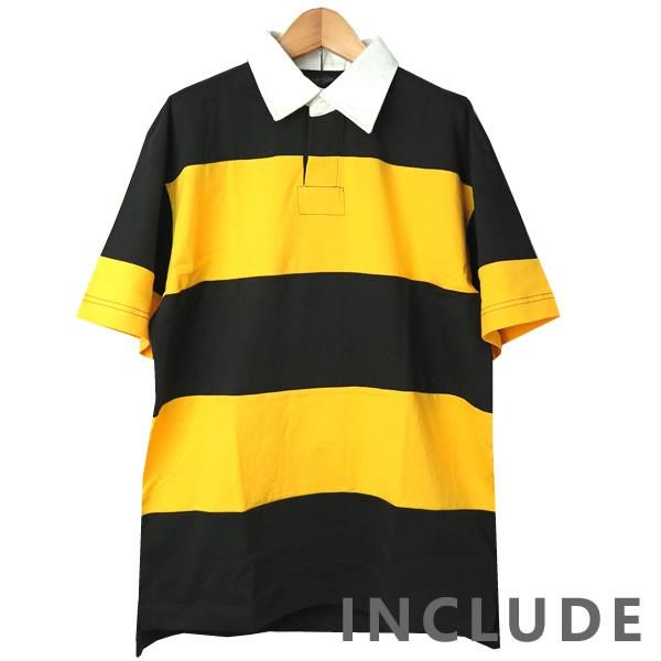 半袖ポロ ポロシャツ ワイドシルエット クレリック ラガーポロ ボーダー ビッグポロ ラガーシャツ ラグビー 白襟 スポーツウェ |  | 10