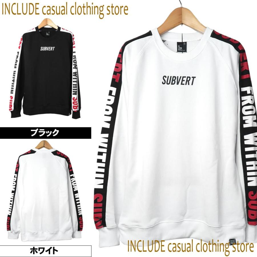 袖ライン ラグラン袖 ロゴ ビッグシルエット オーバーサイズ クルーネック トレーナー ユニセックス メンズ レディース | 