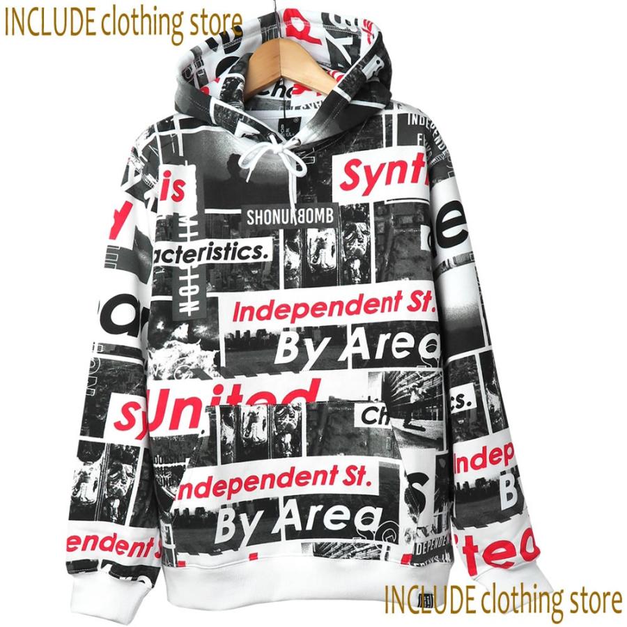 フォト ロゴ 総柄 ボックスロゴ オーバーサイズ パーカー プルパーカー スポーツ ダンス ユニセックス メンズ レディース |  | 04