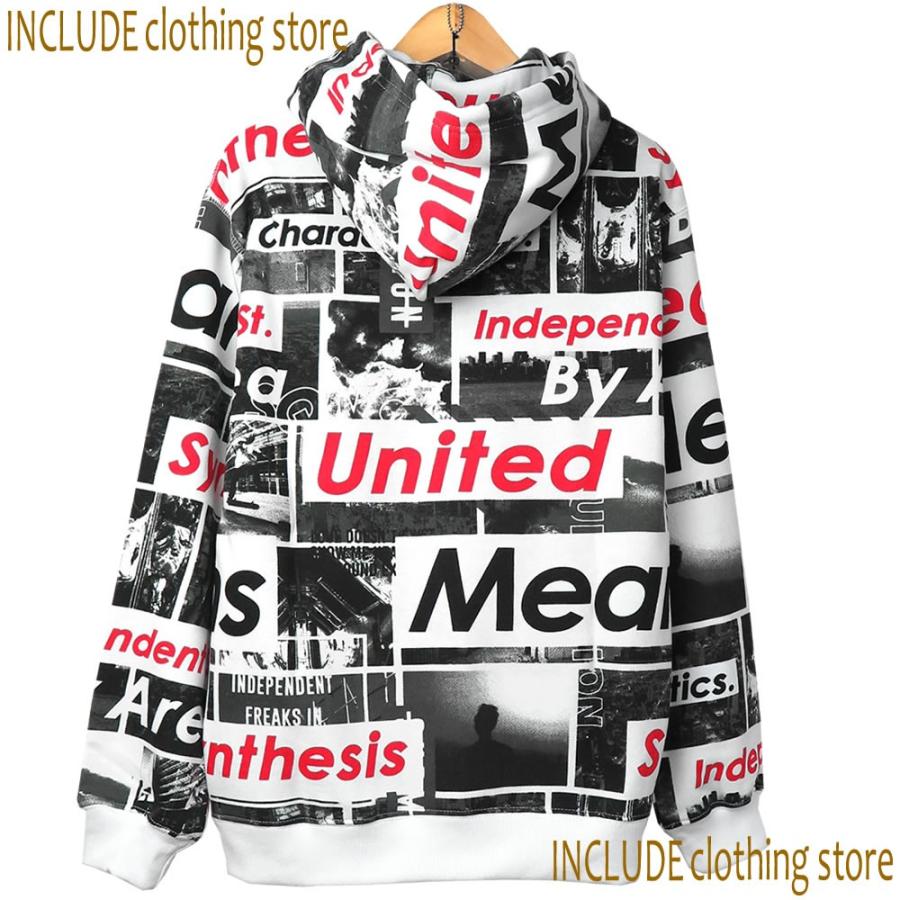 フォト ロゴ 総柄 ボックスロゴ オーバーサイズ パーカー プルパーカー スポーツ ダンス ユニセックス メンズ レディース |  | 05