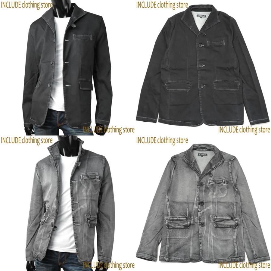 イタリアンカラー ジャケット テーラードジャケット ストレッチ デニム スプリングジャケット メンズ |  | 05