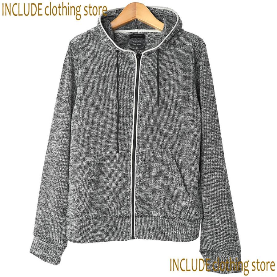 フルジップパーカー カーディガン 薄手 ライトアウター インレイ ビンテージ ナチュラル オールシーズン メンズ |  | 05