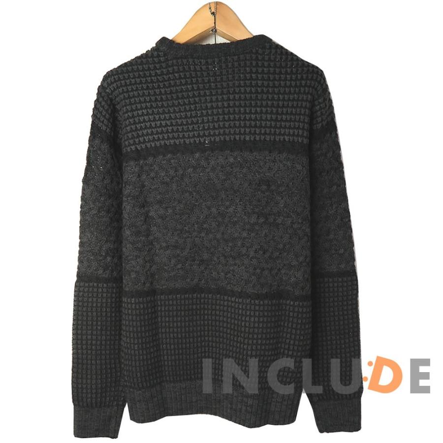 洗えるセーター クルーネックセーター 3段編み ベーシック ニット 洗濯機で洗える |  | 02