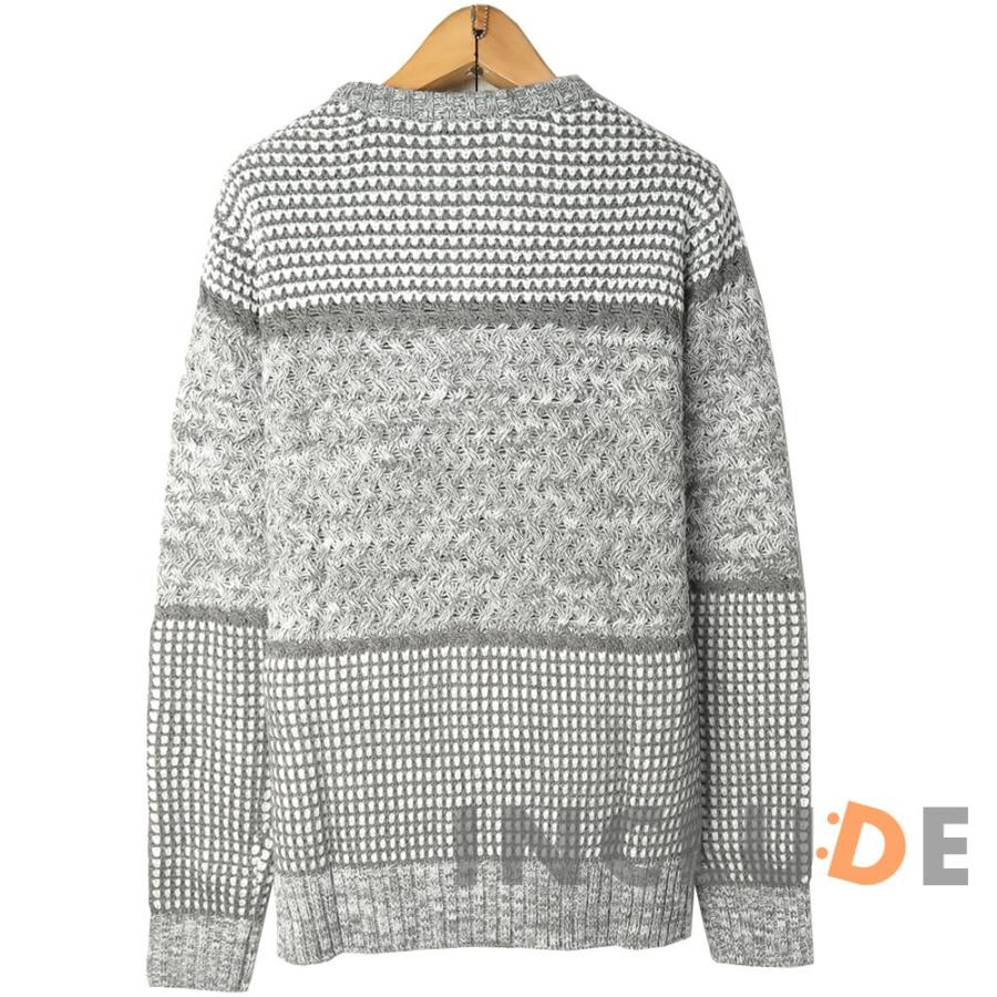 洗えるセーター クルーネックセーター 3段編み ベーシック ニット 洗濯機で洗える |  | 05