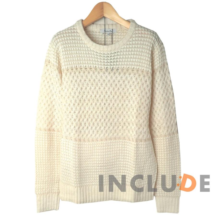 洗えるセーター クルーネックセーター 3段編み ベーシック ニット 洗濯機で洗える |  | 07