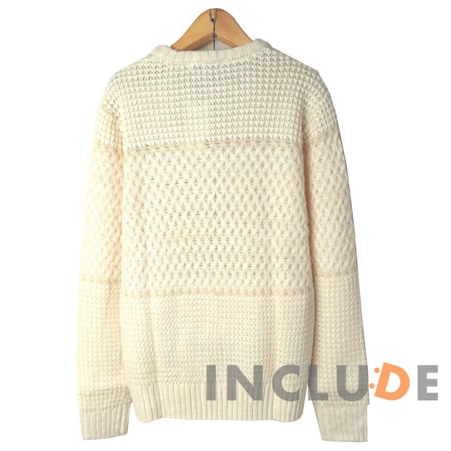 洗えるセーター クルーネックセーター 3段編み ベーシック ニット 洗濯機で洗える |  | 08