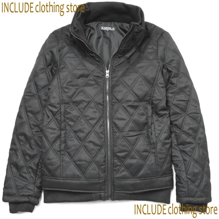 中綿ジャケット ダイヤキルト 衿リブ 中綿JKT ブルゾン メンズ |  | 06