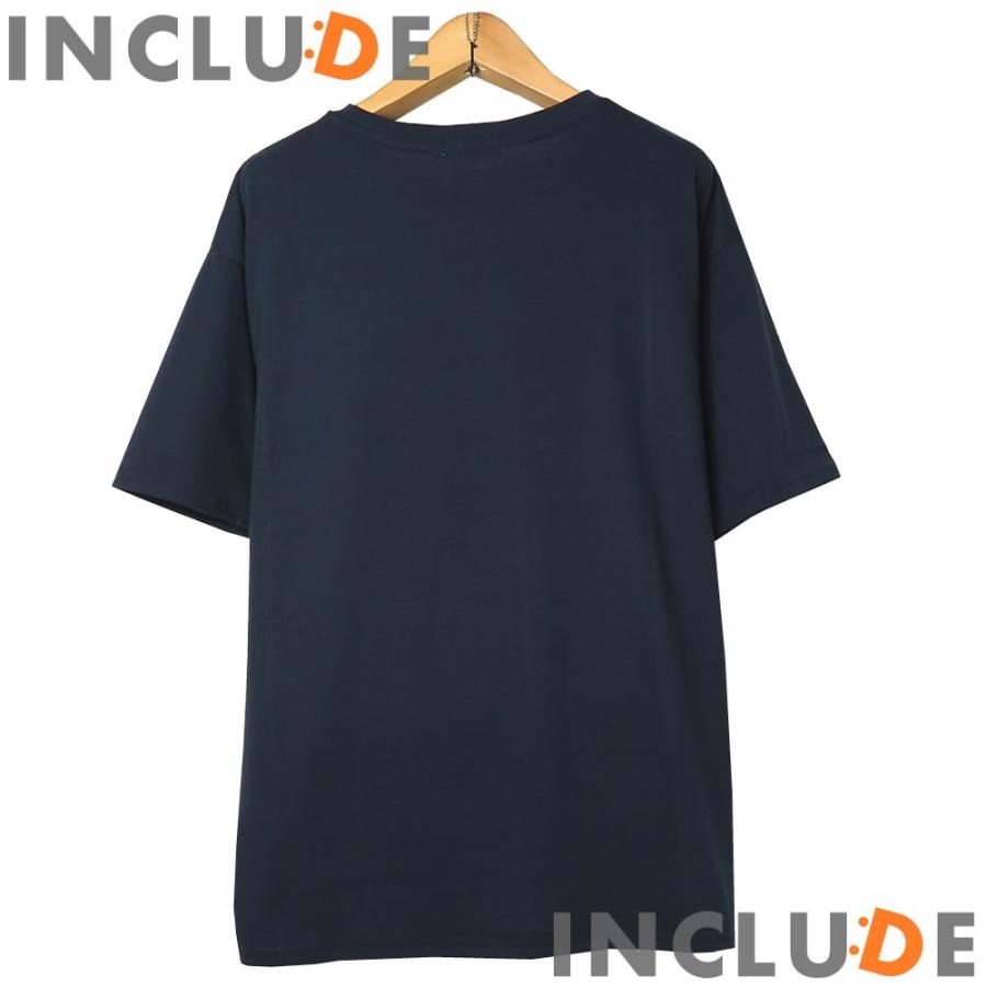 送料無料 ビッグシルエット ドット 水玉 ストライプ ドロップショルダー 半袖Ｔ ストリート  総柄 メンズ |  | 05