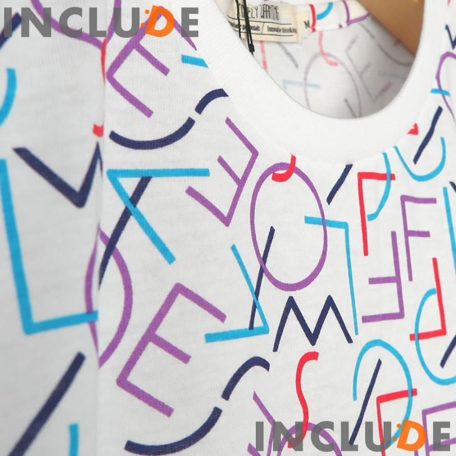 送料無料 ビッグシルエット 文字 英字 ロゴ ネオン ドロップショルダー 半袖Ｔ ストリート  総柄 メンズ |  | 03