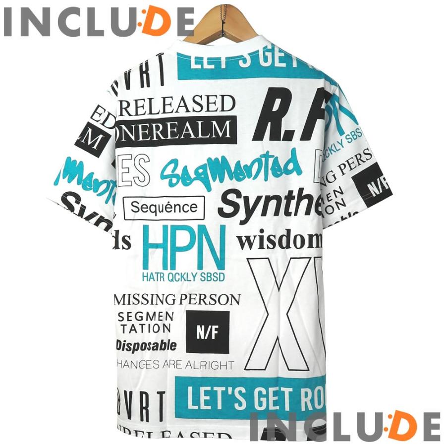 送料無料 半袖Ｔ ストリート  ロゴ 総柄 ダンス スケーター ユニセックス 夏 サマー |  | 02