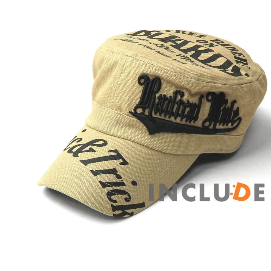 キャンバス　刺繍 プリント　ワークキャップ アツモリ刺繍 英字 フリー |  | 05