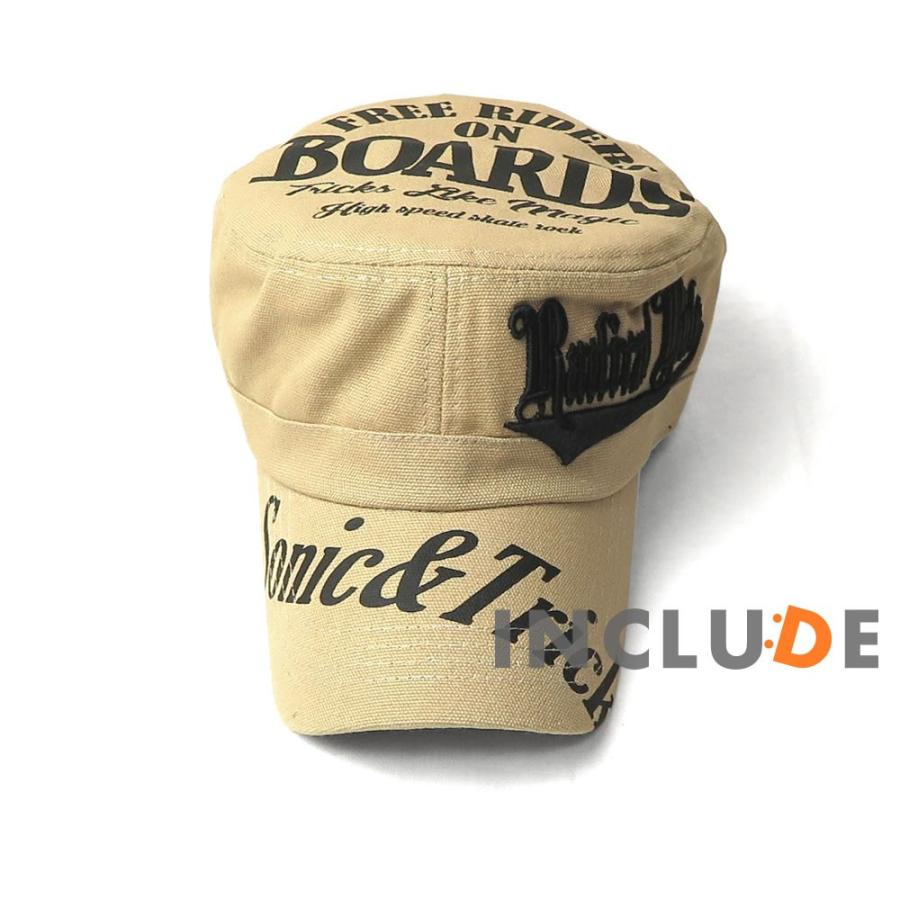 キャンバス　刺繍 プリント　ワークキャップ アツモリ刺繍 英字 フリー |  | 07