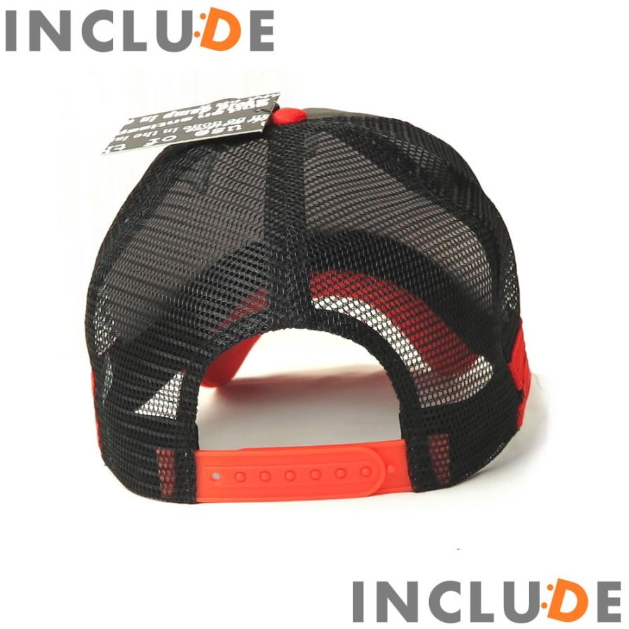 刺繍 メッシュキャップ 英字ロゴ ベースボールキャップ 熱盛　アツモリ刺繍 |  | 04