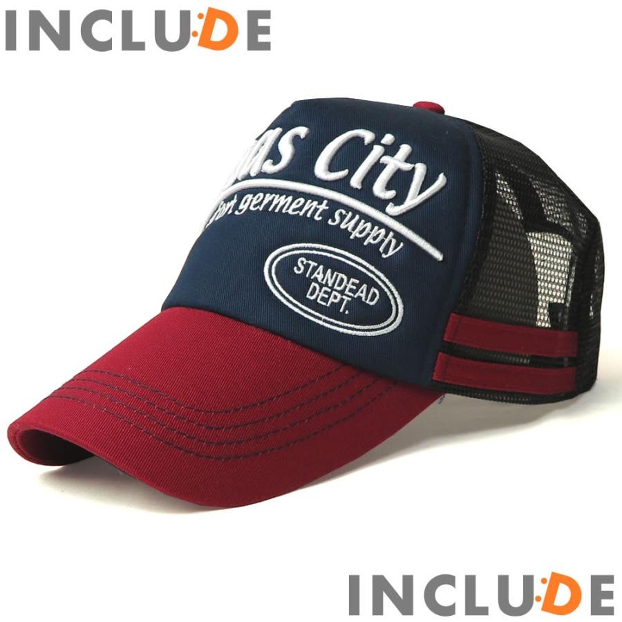 刺繍 メッシュキャップ 英字ロゴ ベースボールキャップ 熱盛　アツモリ刺繍 |  | 09