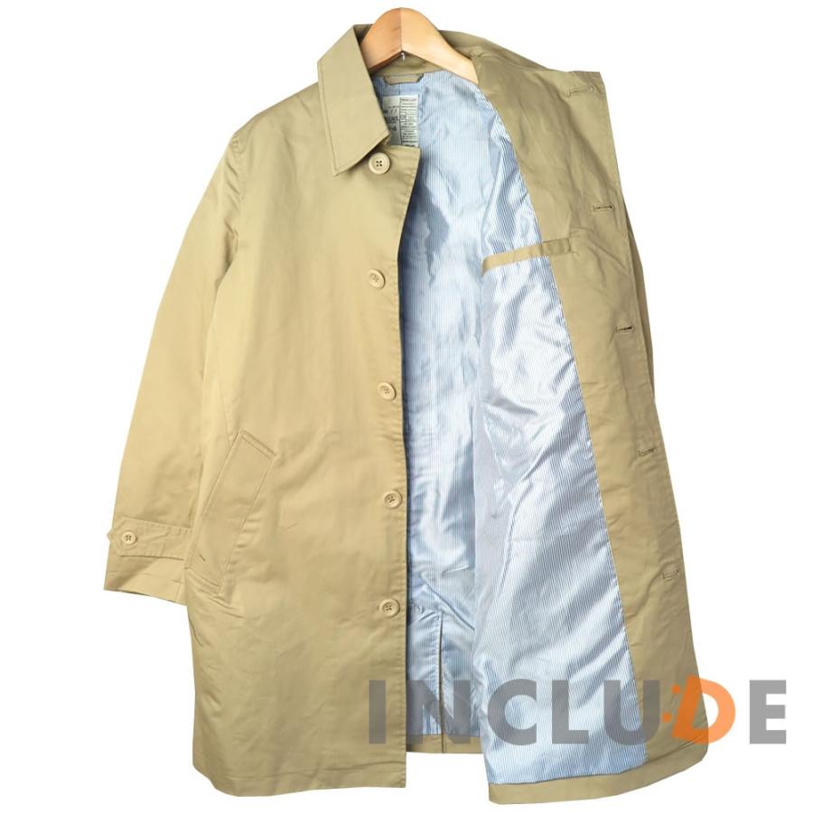 超撥水加工 ステンカラーコート スプリングコート ハーフコート メンズ ブルー ベージュ 新卒 新社会人 |  | 06