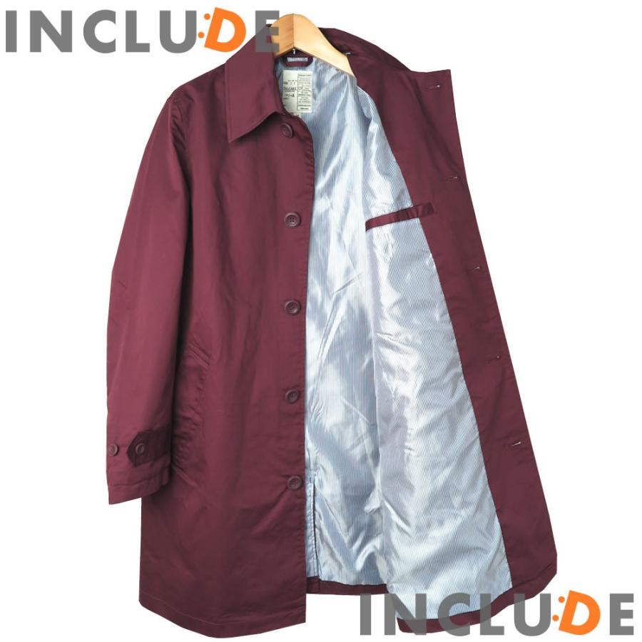 超撥水加工 ステンカラーコート スプリングコート ハーフコート メンズ ネイビー ワイン 新卒 新社会人 |  | 07