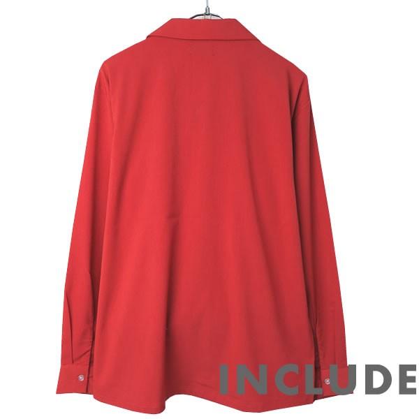 長袖シャツ 開襟シャツ 無地 オープンカラー 春秋服 ワイドシルエット ワイドシャツ メンズ |  | 13