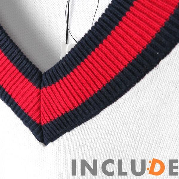 Ｖネックニット セーター カラーニット ニット チルデンニット ニットソー ビッグ ワイド インナー 長袖 メンズ カジュアル |  | 03