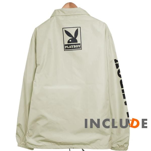 コーチジャケット PLAYBOY ワンポイントバニー 袖ロゴ スケボー プレイボーイ 長袖 無地 コーチ ジャケット アクティブ |  | 14