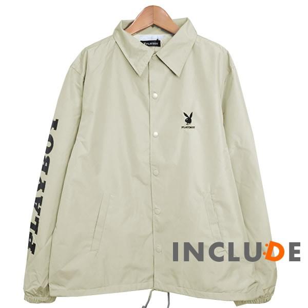 コーチジャケット PLAYBOY ワンポイントバニー 袖ロゴ スケボー プレイボーイ 長袖 無地 コーチ ジャケット アクティブ |  | 12