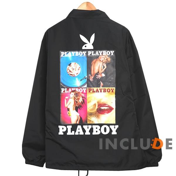 コーチジャケット PLAYBOY マガジンフォト レコード ガール バニー プレイボーイ 長袖 無地 コーチ ジャケット アクテ |  | 08
