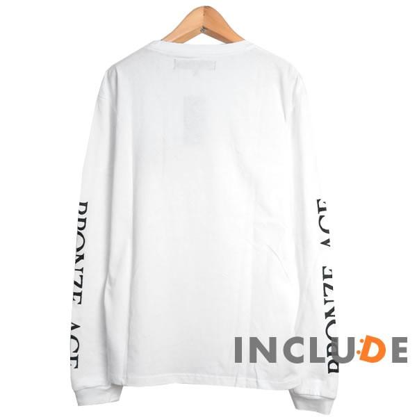 ロンT 袖ロゴ ブロンズエイジ 魚 フィッシュ 長袖 無地 ストリート スケーター サーフ ベニスビーチ レイ・フローレス メン |  | 02