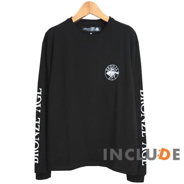 ロンT 袖ロゴ ブロンズエイジ 魚 フィッシュ 長袖 無地 ストリート スケーター サーフ ベニスビーチ レイ・フローレス メン |  | 03