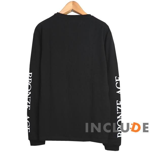 ロンT 袖ロゴ ブロンズエイジ 魚 フィッシュ 長袖 無地 ストリート スケーター サーフ ベニスビーチ レイ・フローレス メン |  | 04