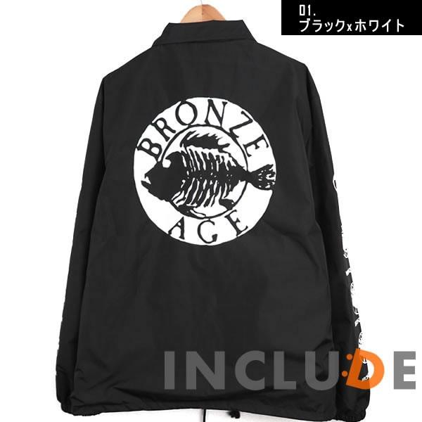 コーチジャケット ブロンズエイジ 魚 フィッシュ 長袖 無地 コーチ ジャケット スケートボード ベニスビーチ レイ・フローレス |  | 02