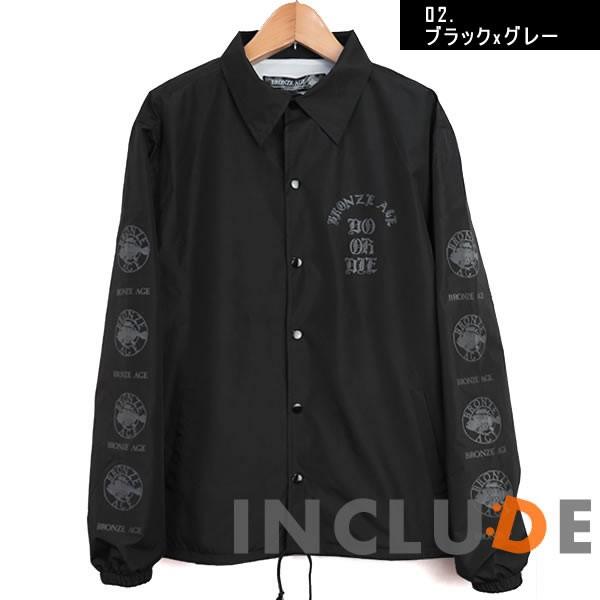 コーチジャケット ブロンズエイジ 魚 フィッシュ 長袖 無地 コーチ ジャケット スケートボード ベニスビーチ レイ・フローレス |  | 03