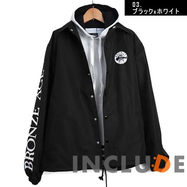 コーチジャケット ブロンズエイジ 魚 フィッシュ 長袖 無地 コーチ ジャケット スケートボード ベニスビーチ レイ・フローレス |  | 05