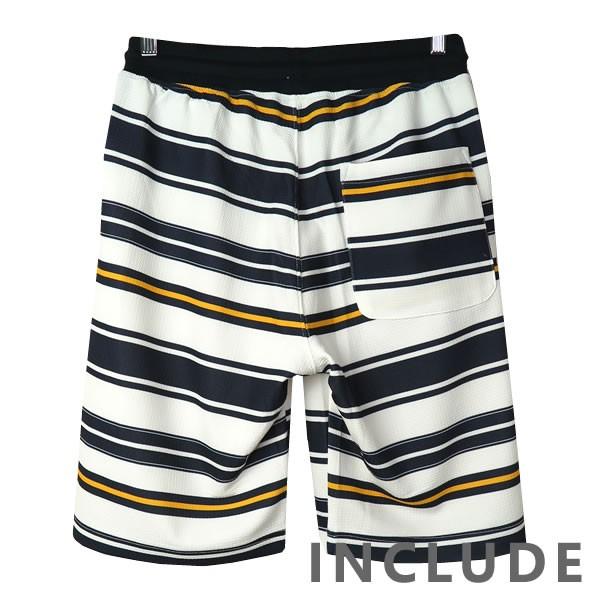 ハーフパンツ ショートパンツ 人気 短パン 膝上 カジュアル ジャカード ボーダー ウエストリブ ストリート系 スポーツ 部屋着 |  | 02