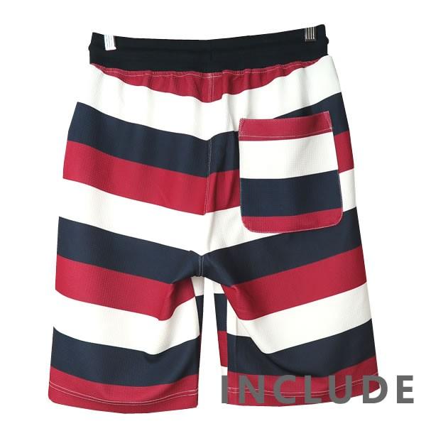 ハーフパンツ ショートパンツ 人気 短パン 膝上 カジュアル ジャカード ボーダー ウエストリブ ストリート系 スポーツ 部屋着 |  | 08