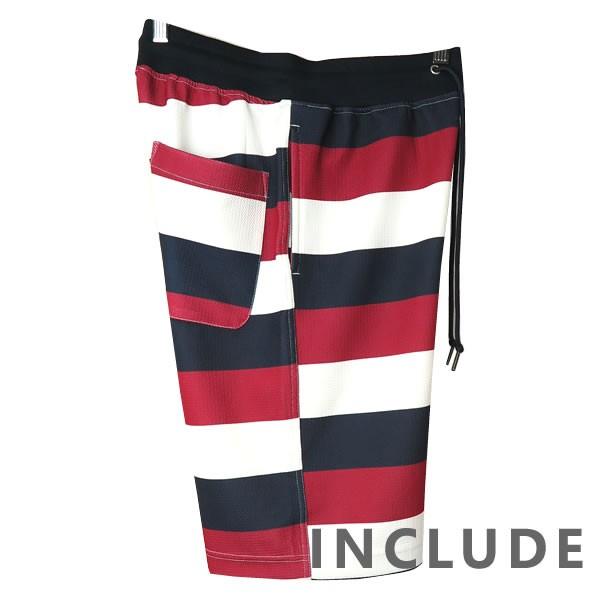 ハーフパンツ ショートパンツ 人気 短パン 膝上 カジュアル ジャカード ボーダー ウエストリブ ストリート系 スポーツ 部屋着 |  | 09