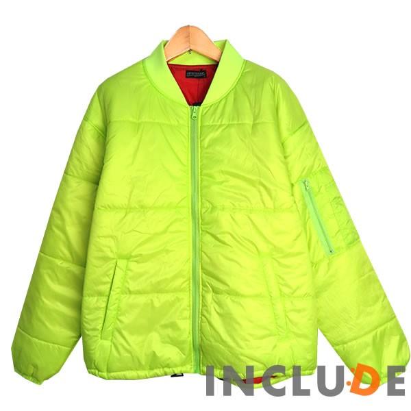 オーバーサイズ 防寒対策 中綿 MA-1 MA1 ミリタリージャケット ゆったり ジャンパー ストリート 裏地オレンジ ボンバー |  | 01