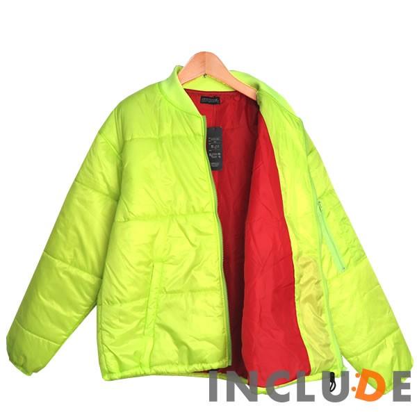 オーバーサイズ 防寒対策 中綿 MA-1 MA1 ミリタリージャケット ゆったり ジャンパー ストリート 裏地オレンジ ボンバー |  | 02