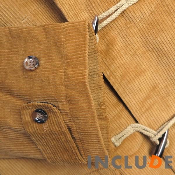 ダッフルコート コート コーデュロイ トグルボタン ロング丈 ビッグシルエット アメカジ カジュアル ナチュラル 防寒 オーバー |  | 09