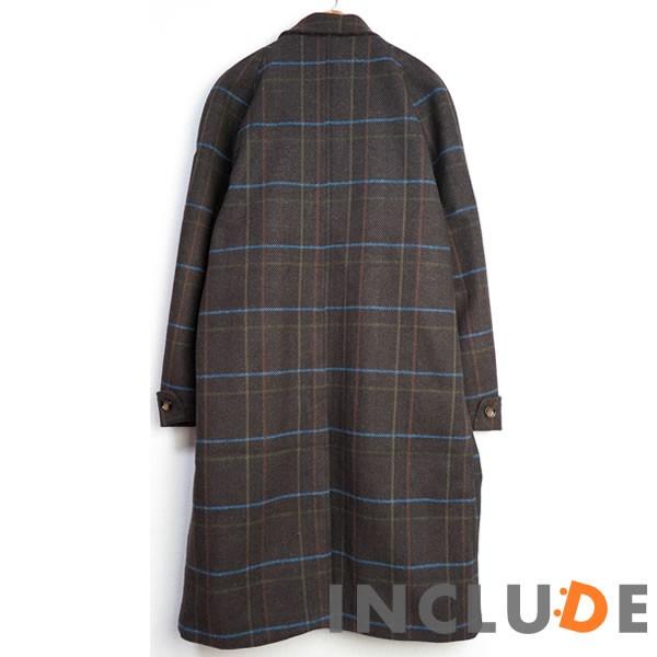チェック コート ロング オーバーサイズ ビッグシルエット チェスターコート メンズコート メルトン ウール オーバーコート ビ |  | 02