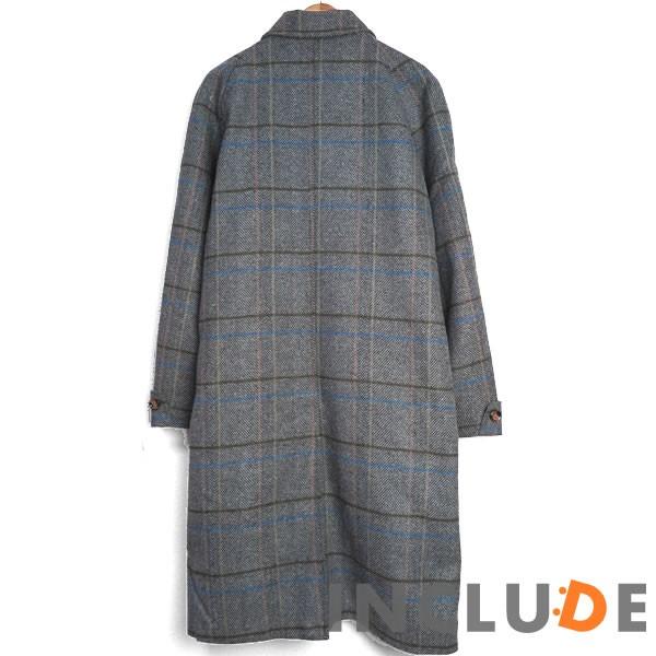 チェック コート ロング オーバーサイズ ビッグシルエット チェスターコート メンズコート メルトン ウール オーバーコート ビ |  | 05