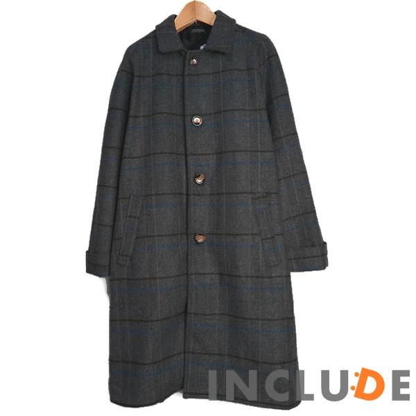 チェック コート ロング オーバーサイズ ビッグシルエット チェスターコート メンズコート メルトン ウール オーバーコート ビ |  | 06