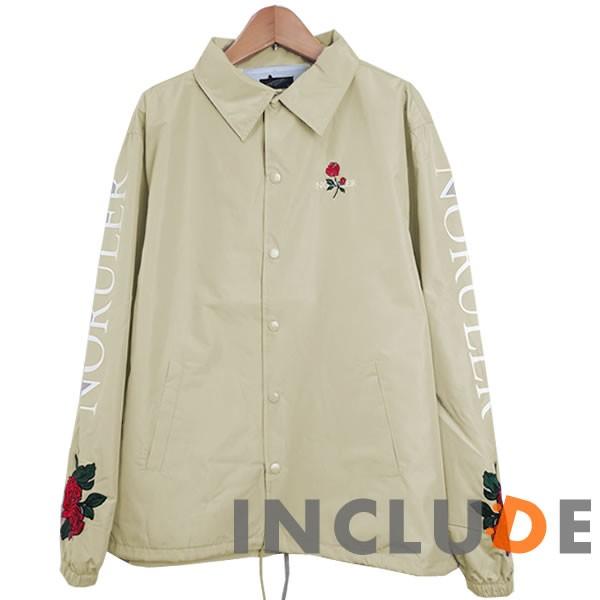 コーチジャケット バラ 薔薇 ローズ 刺繍 ロゴ プリント コーチ ブルゾン ジャケット ビッグサイズ 長袖 スケートボード |  | 05