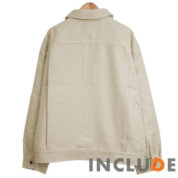 ビッグシルエット ショートステッチジャケット ブルゾン ジャケット ビッグサイズ ステッチワーク 長袖 Gジャン Gjan スケ |  | 05