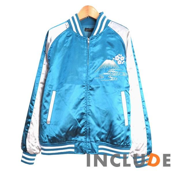 スカジャン 舞子 メンズ ブルゾン MA-1 刺繍 和柄 和柄刺繍 横須賀ファッション 京風 サテンジャケット ベースボールジャ |  | 03