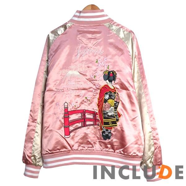 スカジャン 舞子 メンズ ブルゾン MA-1 刺繍 和柄 和柄刺繍 横須賀ファッション 京風 サテンジャケット ベースボールジャ |  | 06