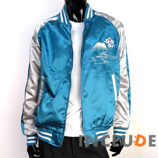 スカジャン 舞子 メンズ ブルゾン MA-1 刺繍 和柄 和柄刺繍 横須賀ファッション 京風 サテンジャケット ベースボールジャ |  | 07