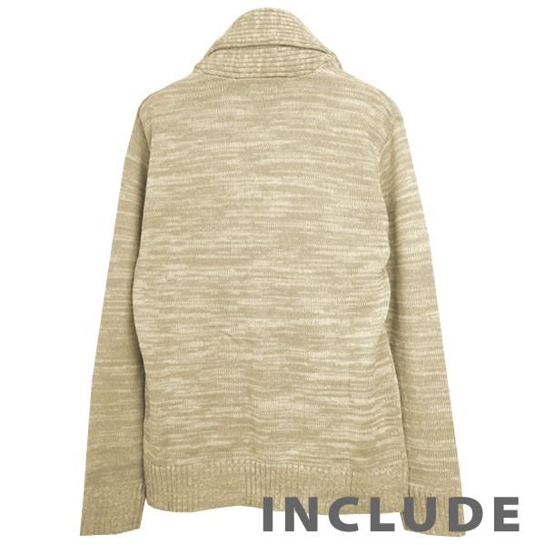 ニット ショールカラー カーデ ショール襟 カーディガン ショールニット ケーブル編みニット 長袖 メンズ 秋冬 |  | 18