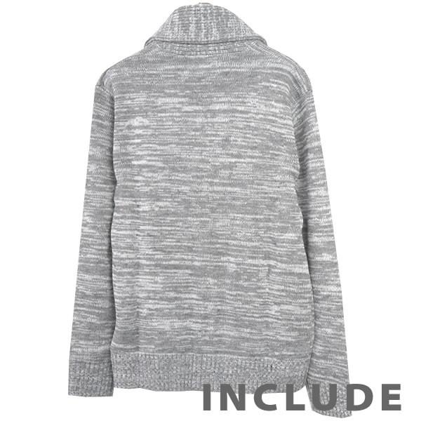 ニット ショールカラー カーデ ショール襟 カーディガン ショールニット ケーブル編みニット 長袖 メンズ 秋冬 |  | 10