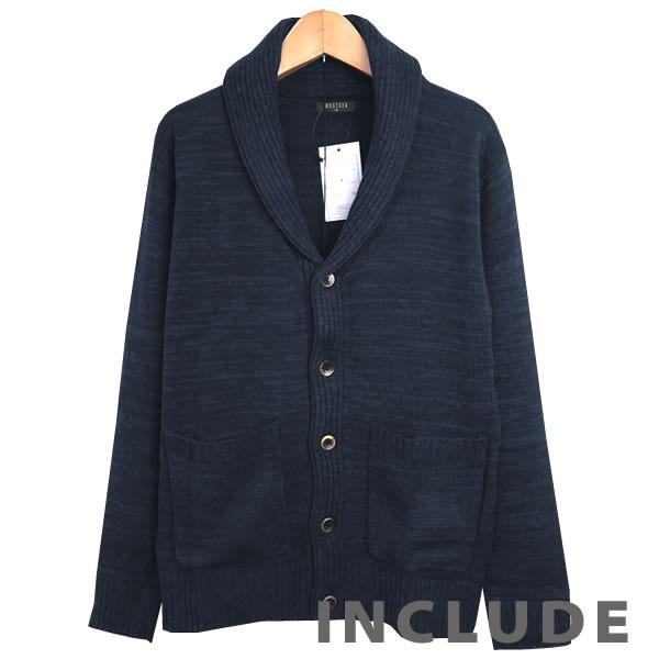 ニット ショールカラー カーデ ショール襟 カーディガン ショールニット ケーブル編みニット 長袖 メンズ 秋冬 |  | 11